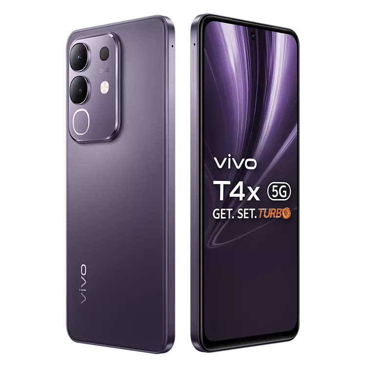 Vivo T4x 5G Ön-Arka Mor Renk