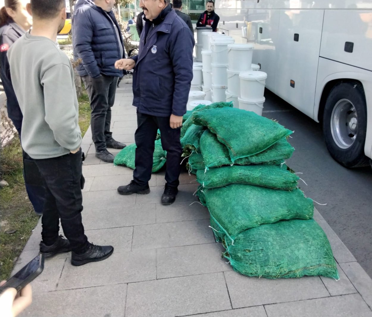 Ordu'da Sağlıksız Koşullarda Taşınan 1 Ton Salça ve 20 Çuval Maydanoz